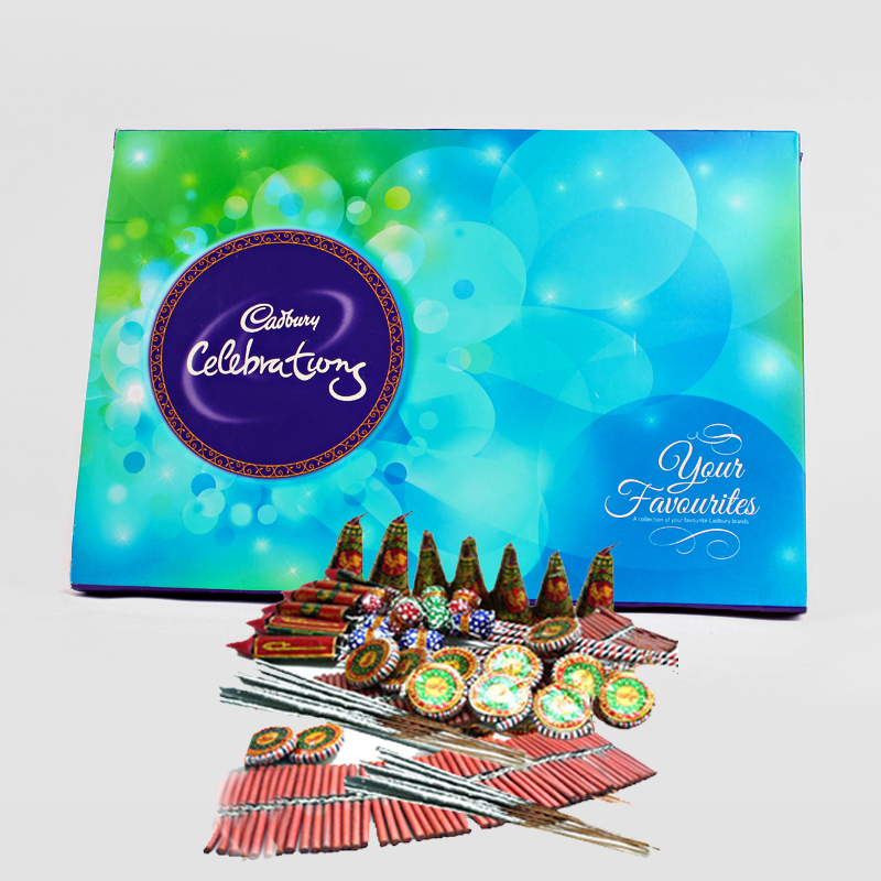 Cadbury Celebration Chocolate Pack with Diwali Fire Cracker
