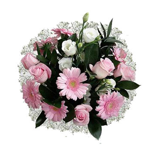 Delicate Pink Flowers Bouquet