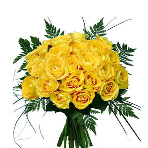 20 Yellow Roses Bouquet