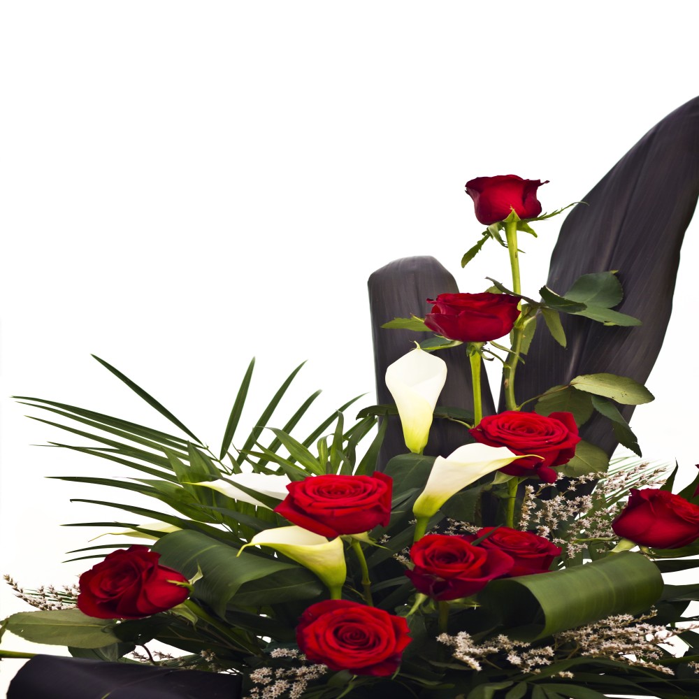 Designer Red Roses Arrangement