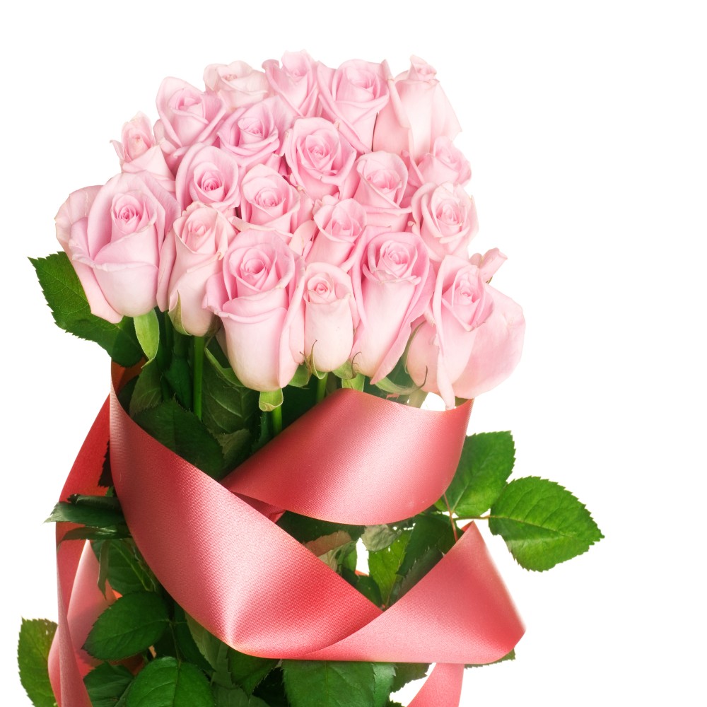 21 Pink Roses Bouquet