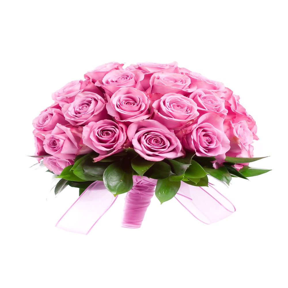 Bouquet of 18 Pink Roses