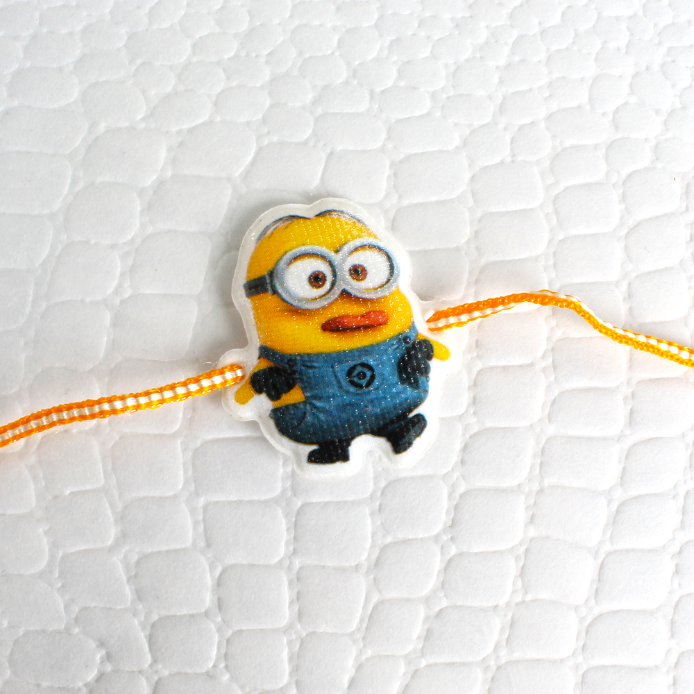 Cute Minions Rakhi For Kids