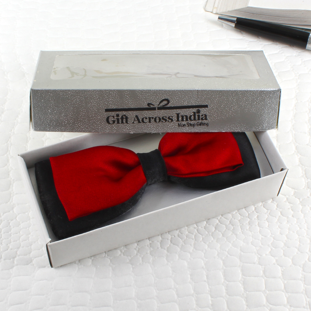 Bow Tie with Cufflink and Tie Pin Combo