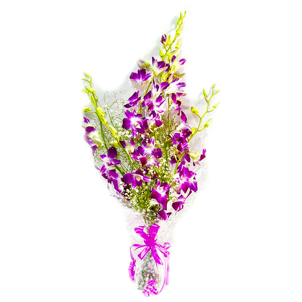 Six Orchids Bouquet