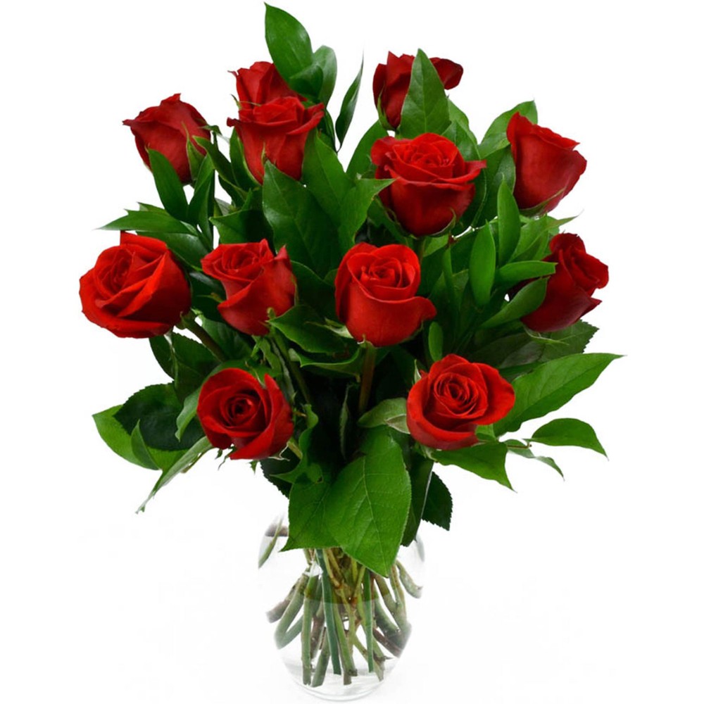 Romantic Gift Bouquet of Red Roses