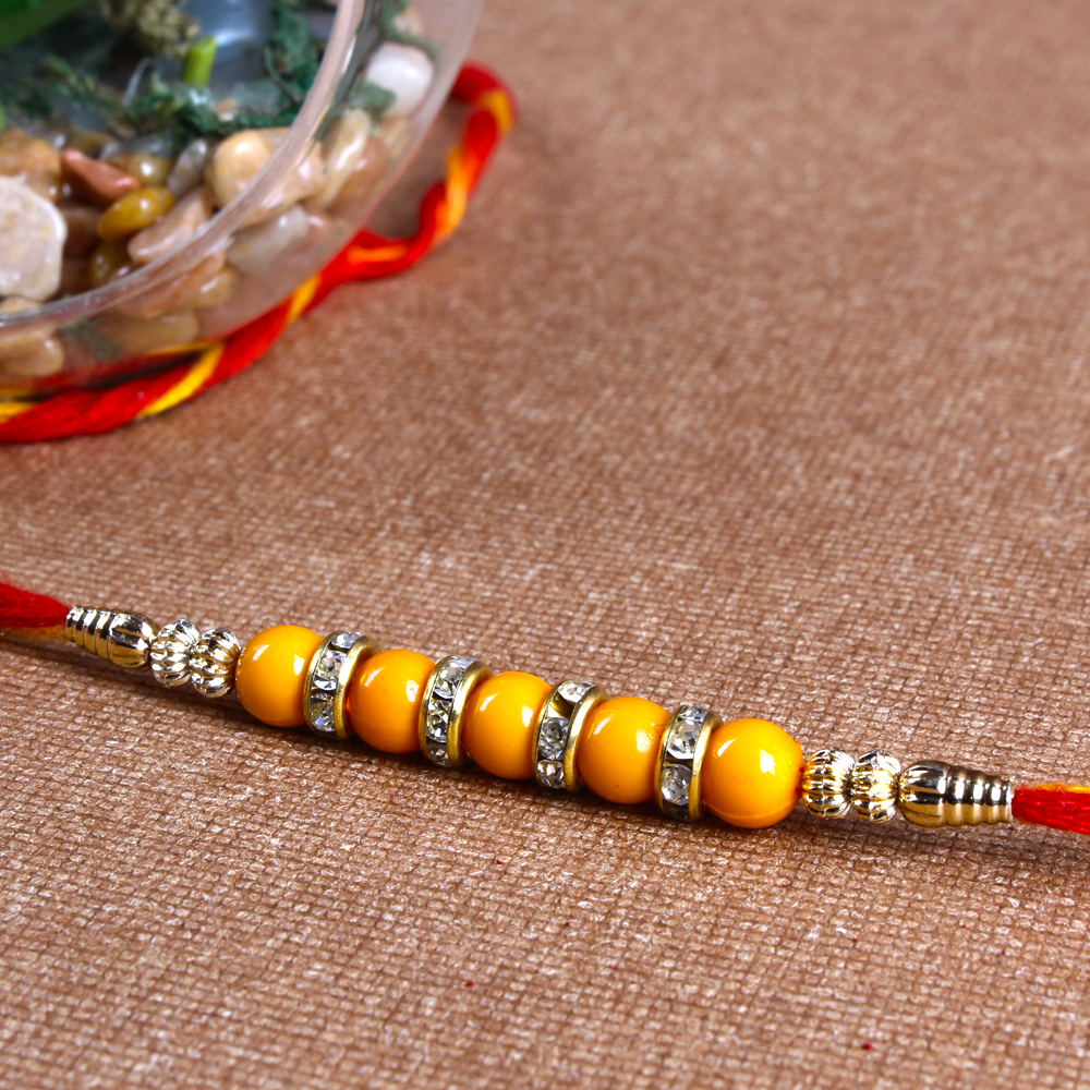 Diamond Beaded Rakhi