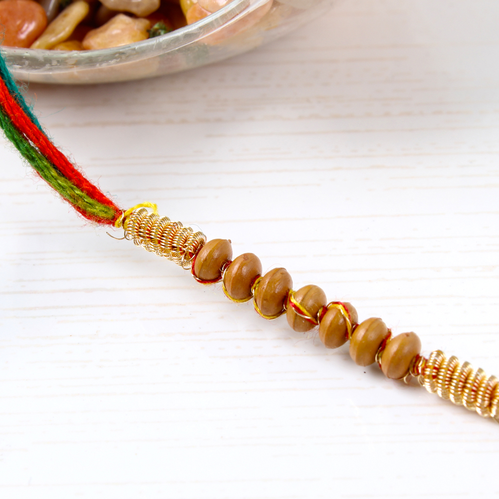 Wooden Beads Rakhi