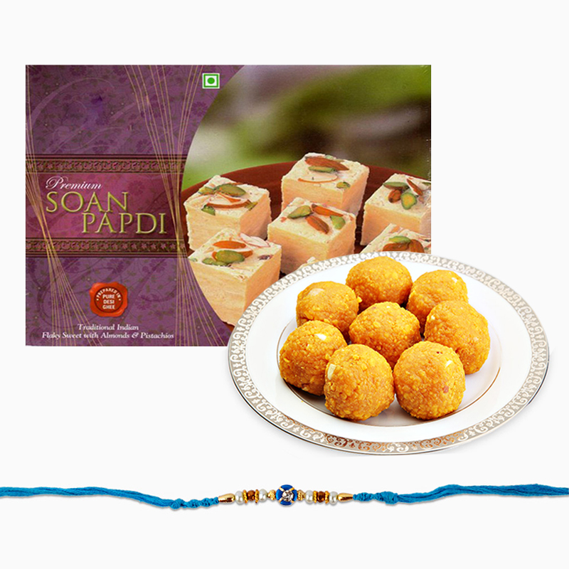 Delicious Sweets Combo with Rakhi