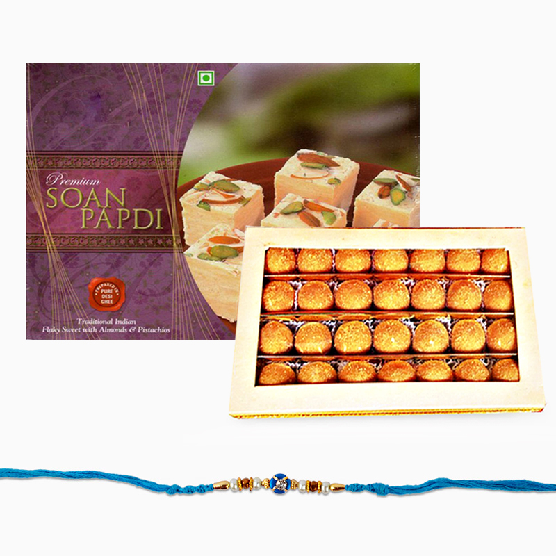 Sweets and Rakhi Combo