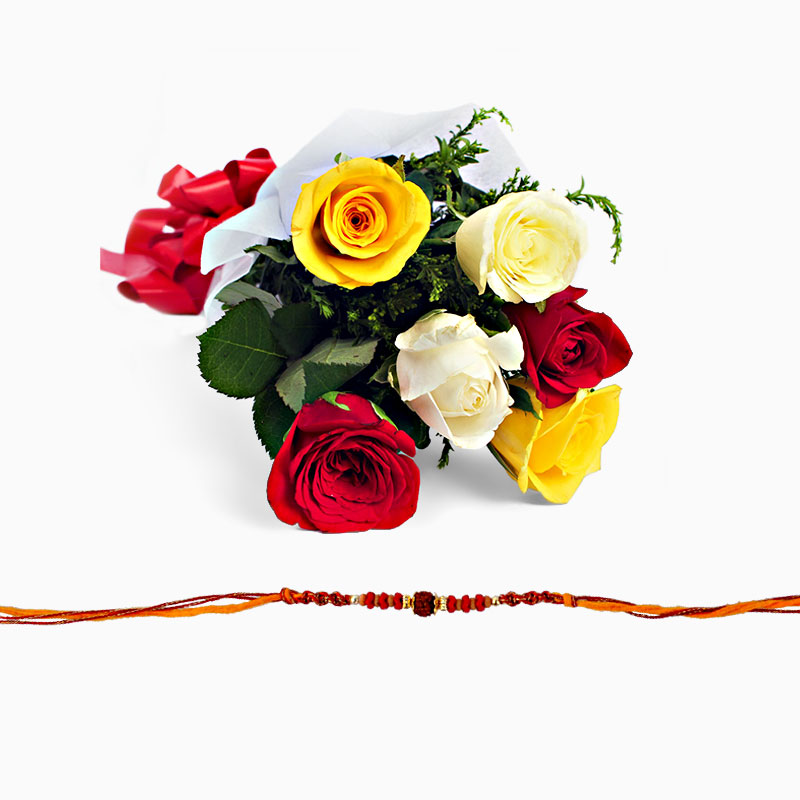 Rakhi with Exotic Roses