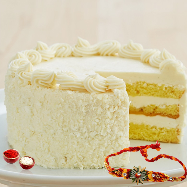 Butterscotch Cake with Rakhi