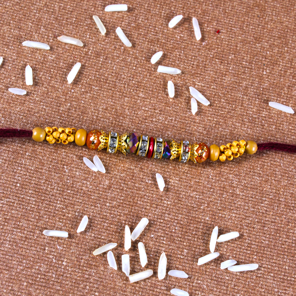 Fancy Beads Rakhi