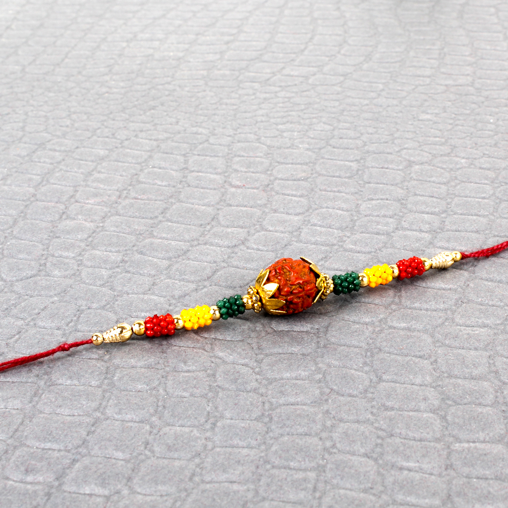 Single Rudraksh Rakhi