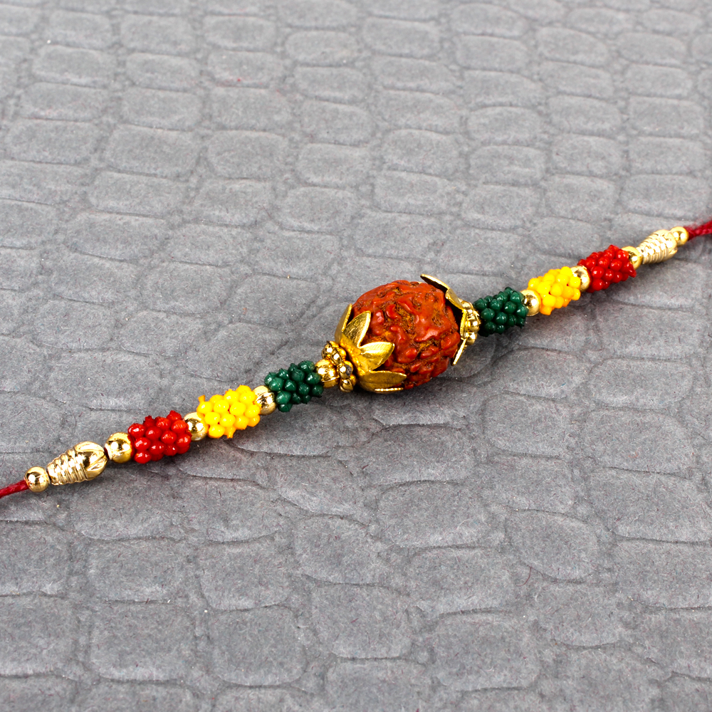 Single Rudraksh Rakhi