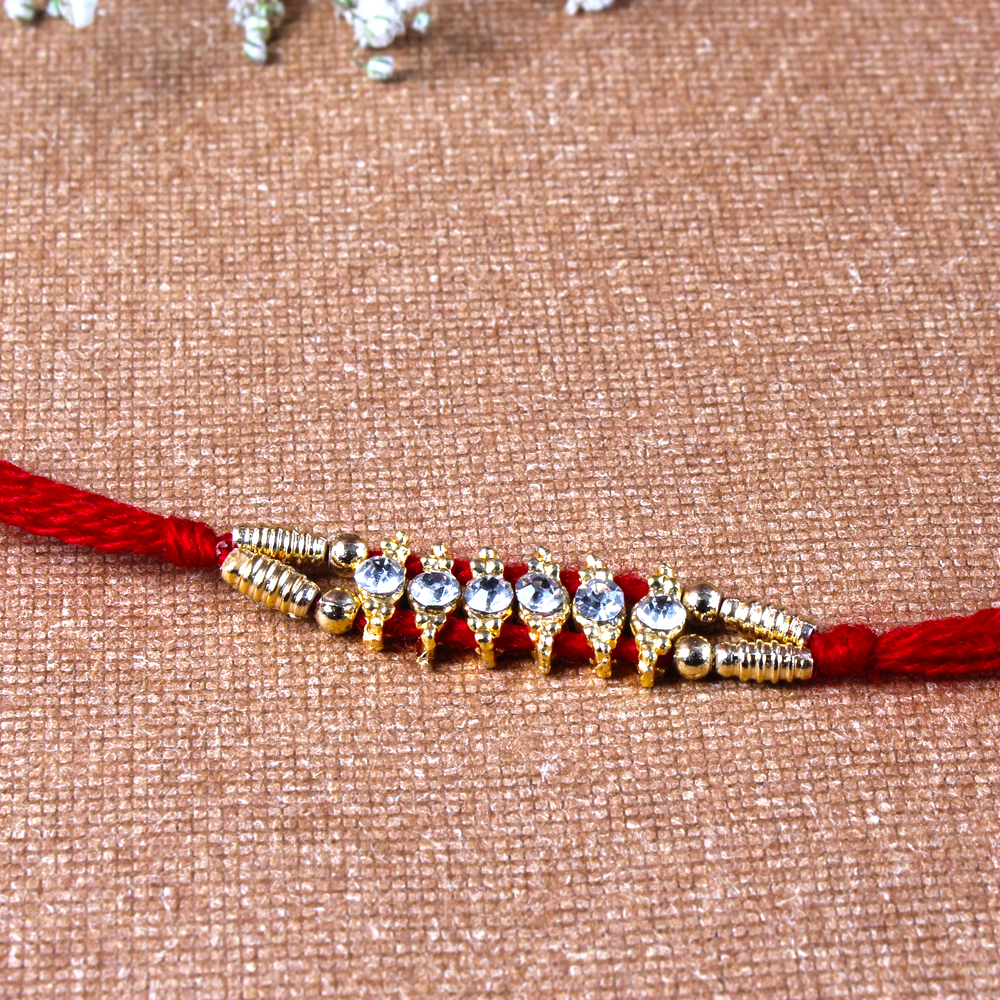 Diamond Stone Rakhi