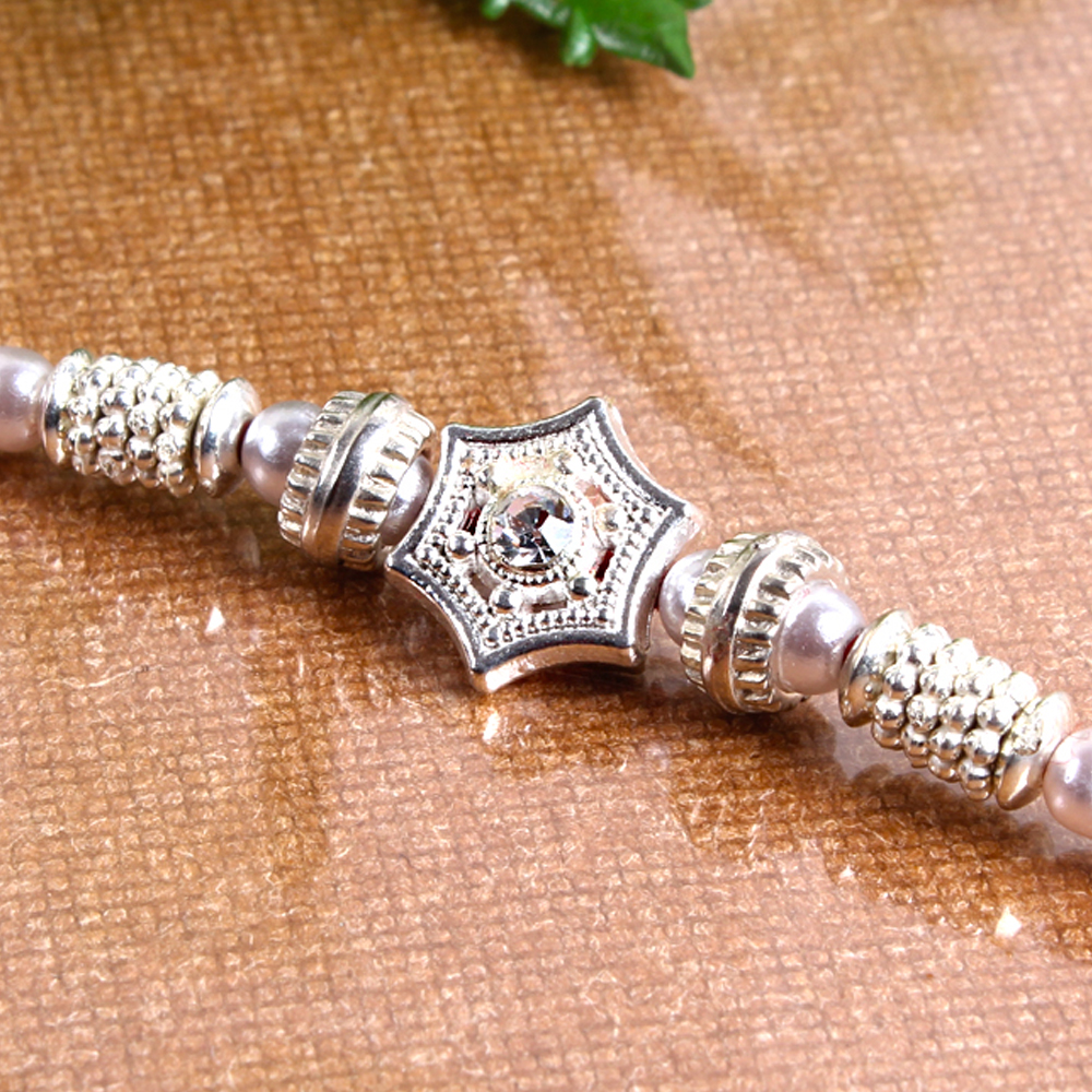 Traditional Silver Rakhi