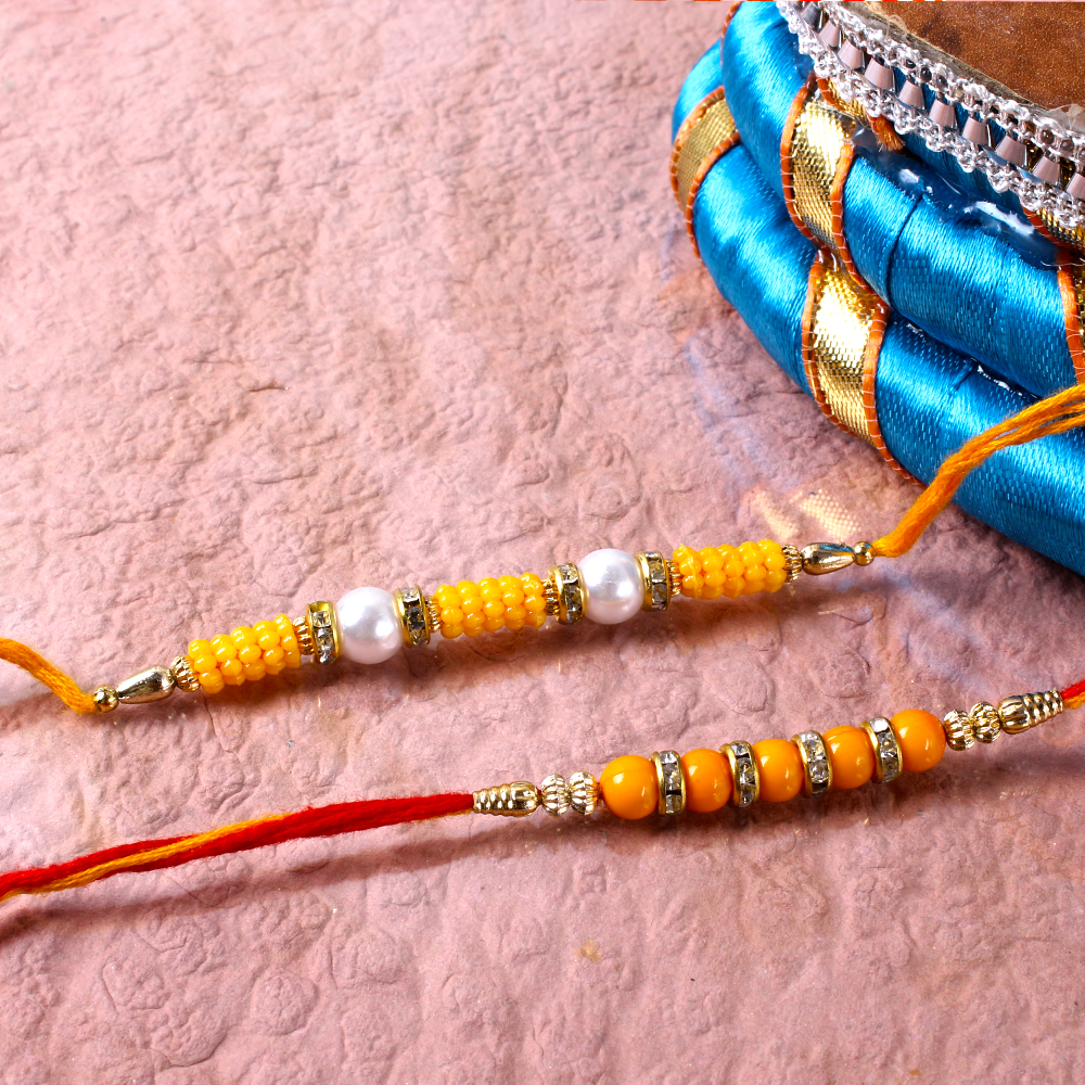 Two Exotic Beads Rakhis