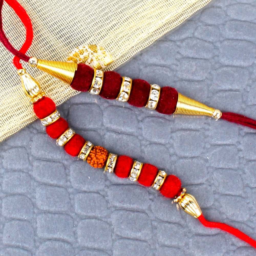 Gift Pack of 2 Exclusive Rakhis