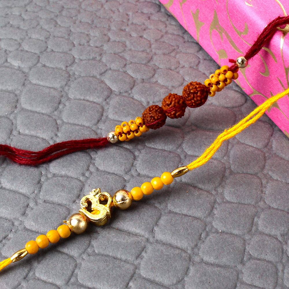 Om and Rudra Rakhis