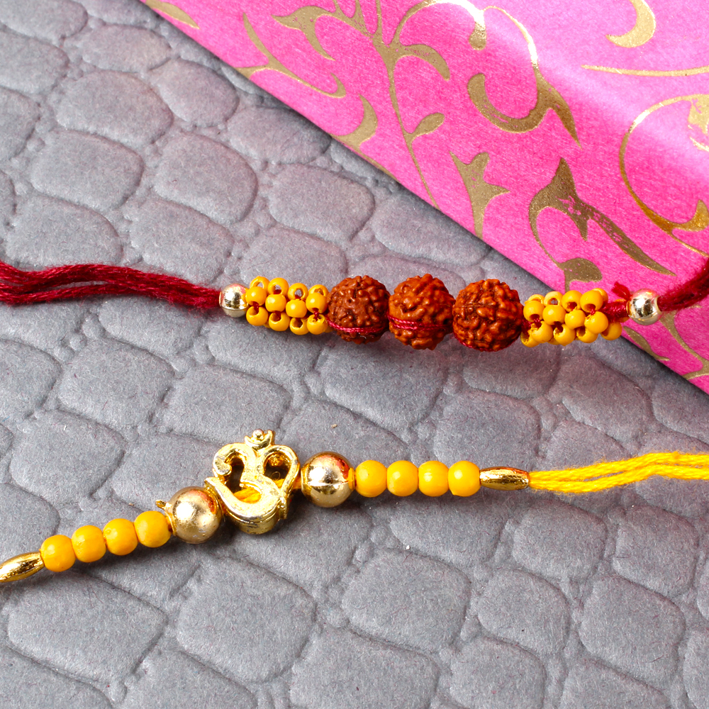 Om and Rudra Rakhis