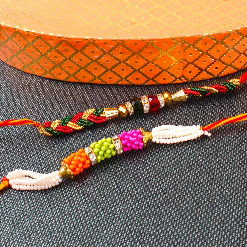 Best Beads 2 Rakhis Set For Brother