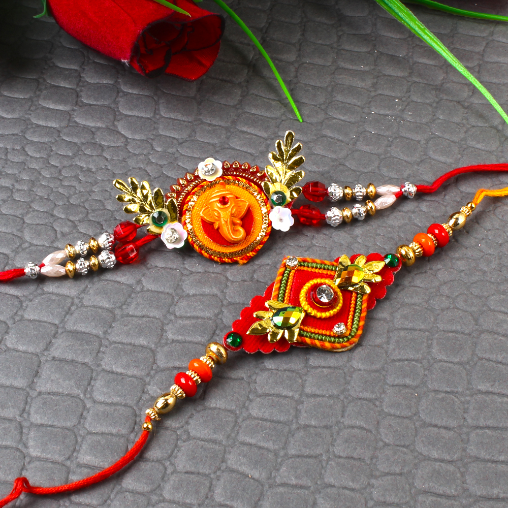 Om and Ganesha Rakhis