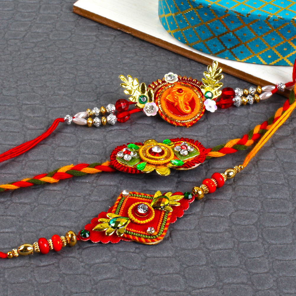 Artistic Rakhi Combo