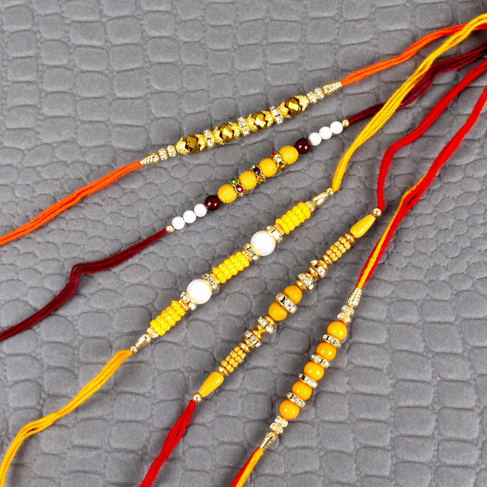 Fancy Multi Beads Rakhi