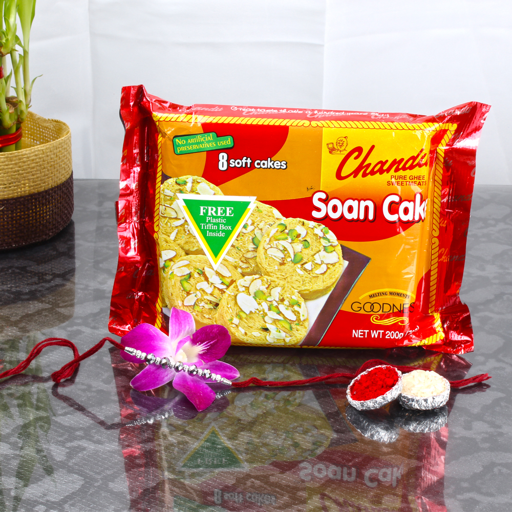 Rakhi Gift with Soan Cake