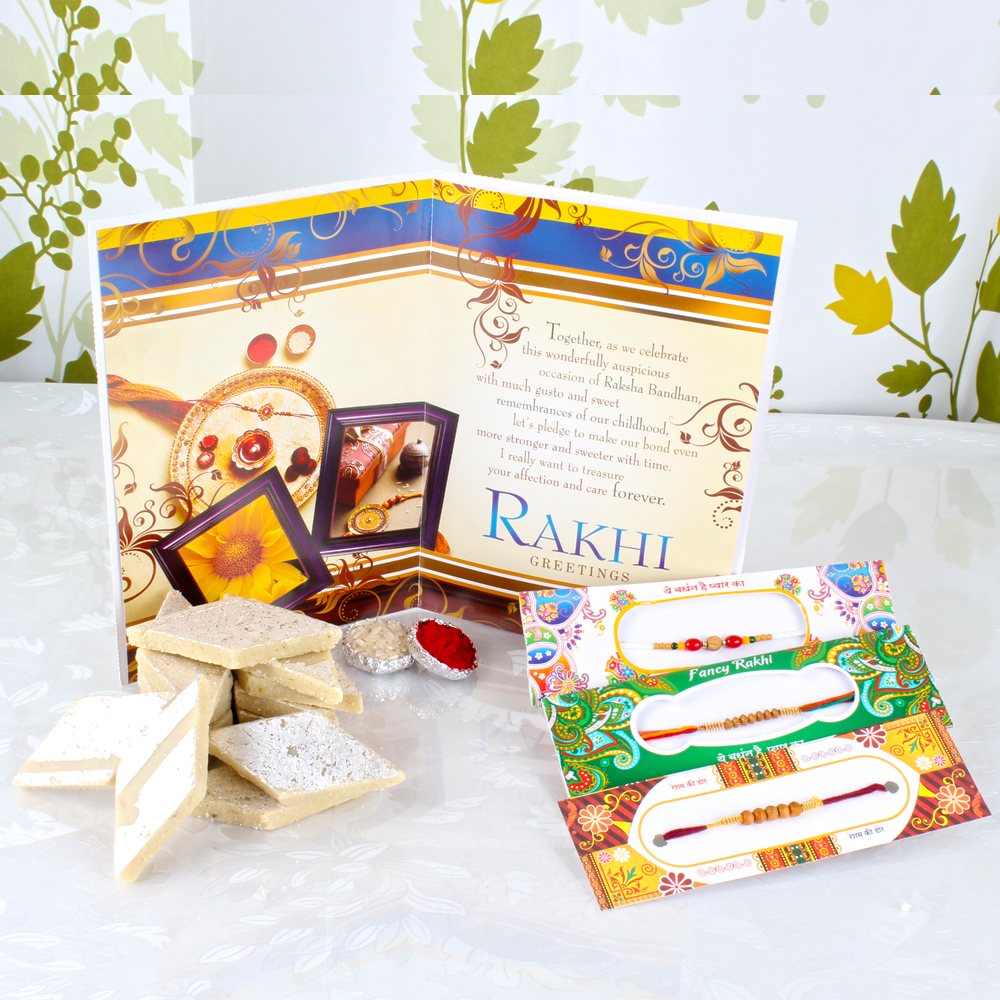 Kaju Sweets with Rakhis