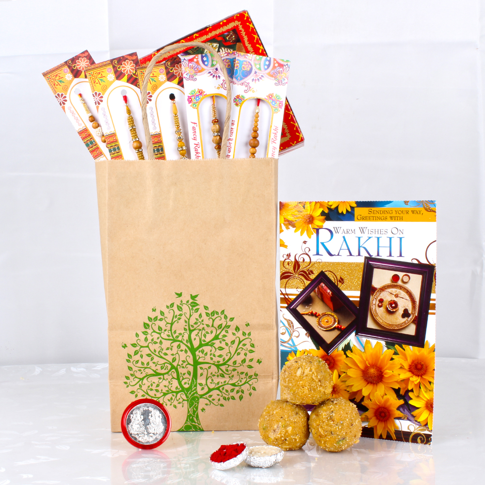 Rakhi Gifts Goodies Bag For Brothers