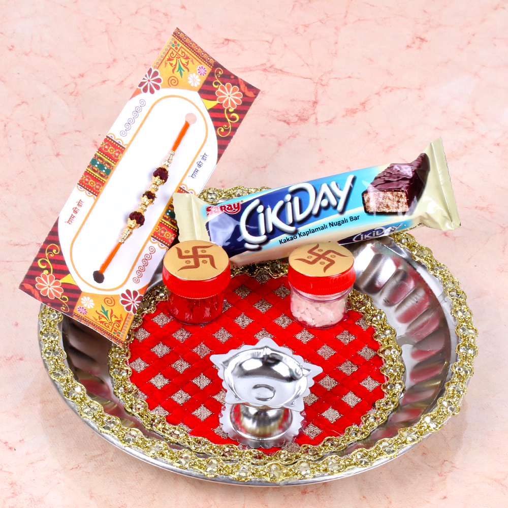 Rakhi Thali with CikiDay Chocolate