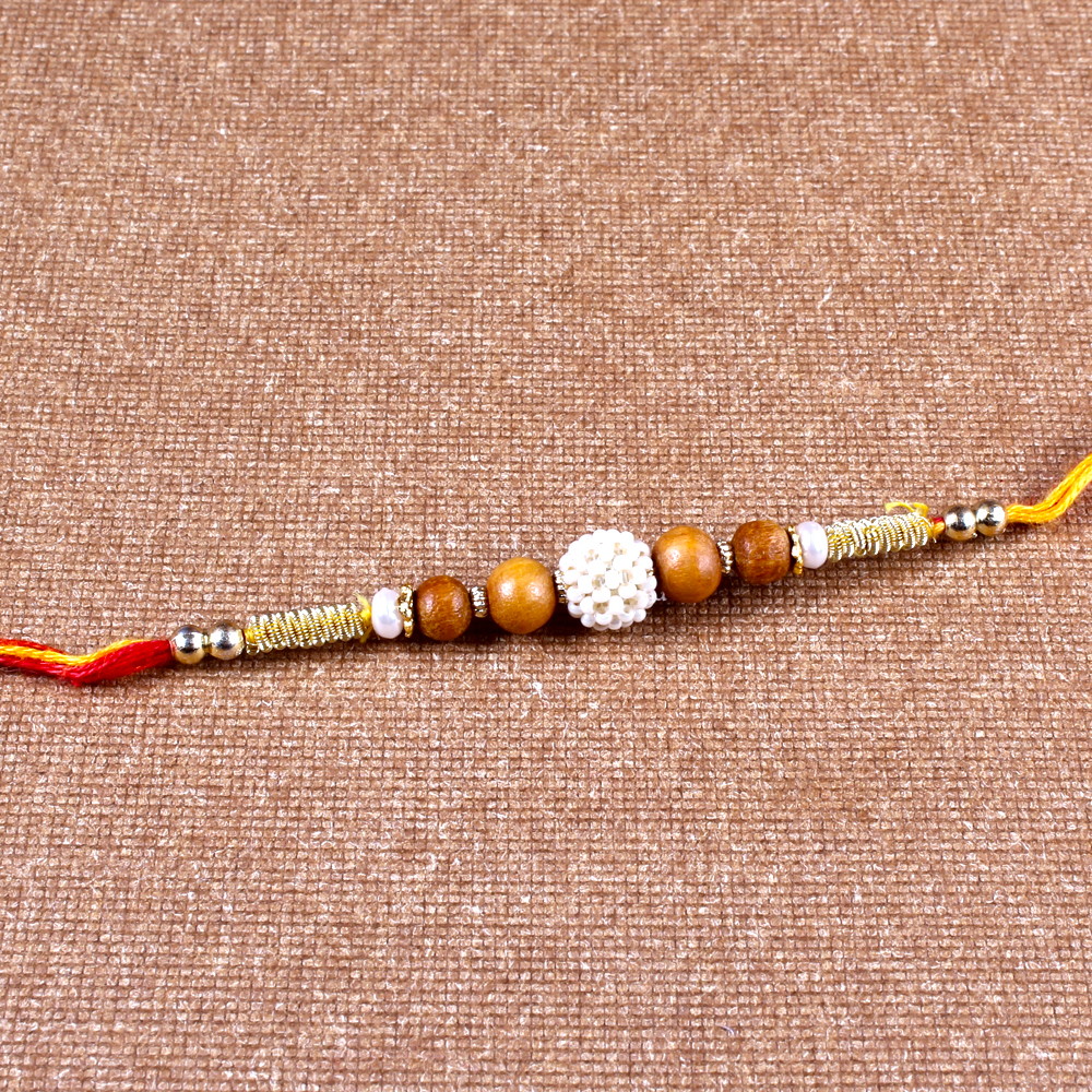 Small Silver Rakhi Thali for Raksha Bandhan