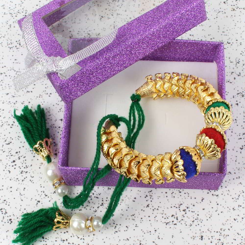 Unique Lumba Kada Rakhi for Bhabhi