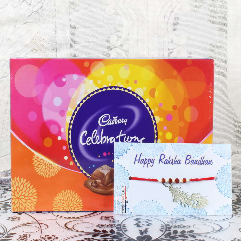 Cadbury Celebrations Chocolate Pack with Designer Rakhi