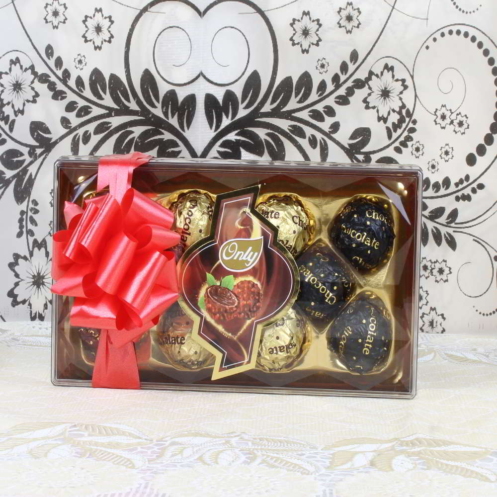 Only Chocolates Box with Designer Rakhi
