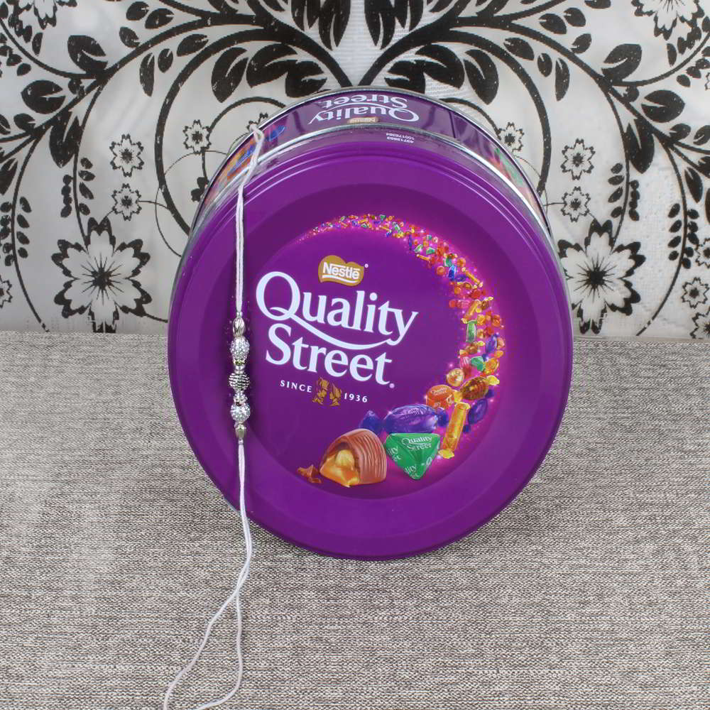 Nestle Quality Street Chocolates Box with Designer Rakhi