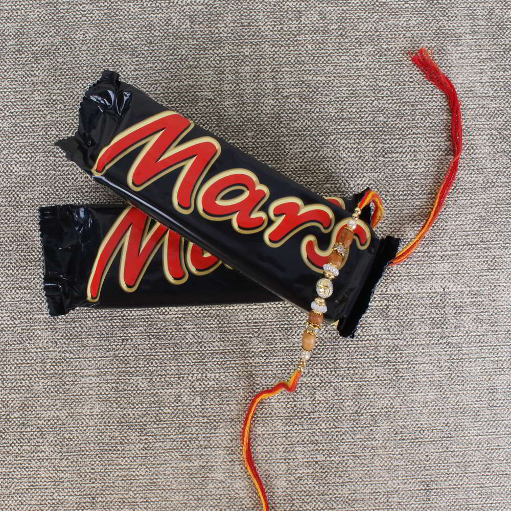 Rakhi with Mars Chocolate Bars