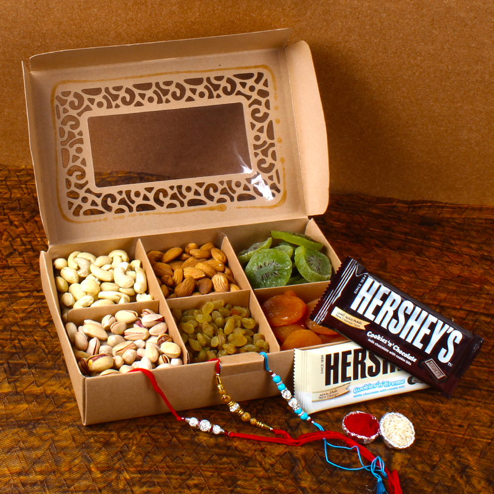 Hersheys Chocolate with Dry Fruits and Rakhi