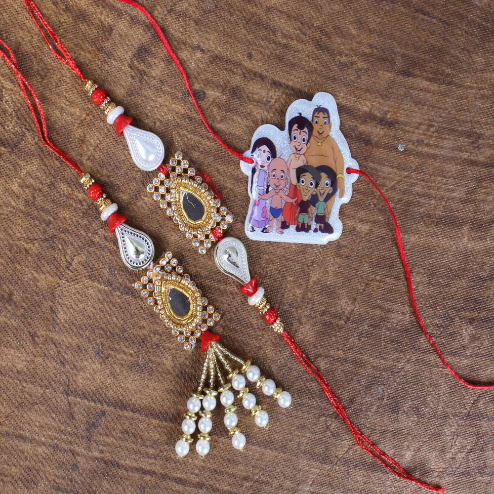 Designer Family Combo of Rakhi