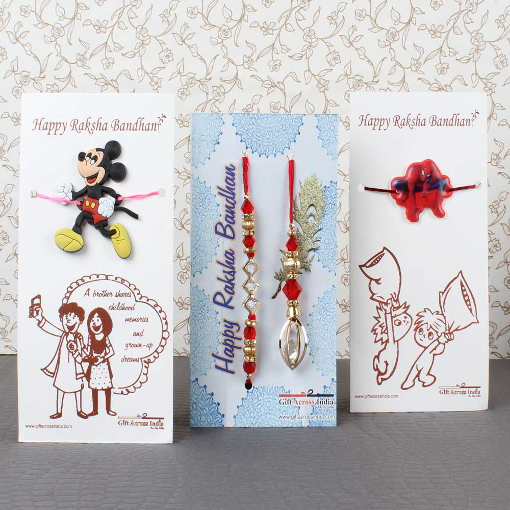 Designer Rakhi Family Pack  - Australia