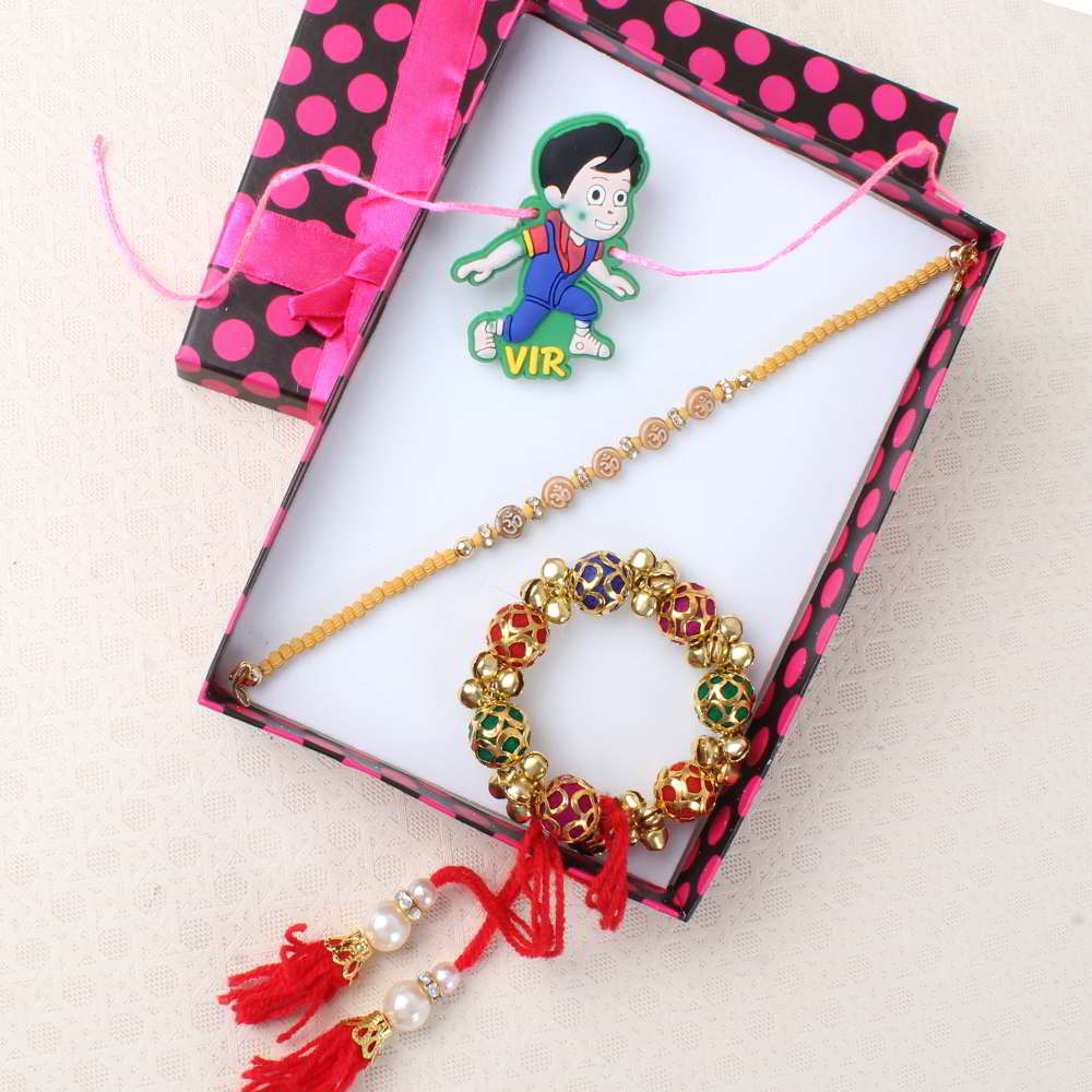 Unique Family Combo of Rakhi Set  - Australia