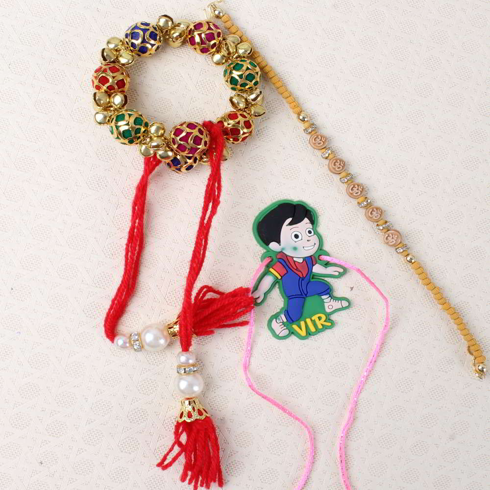 Unique Family Combo of Rakhi Set