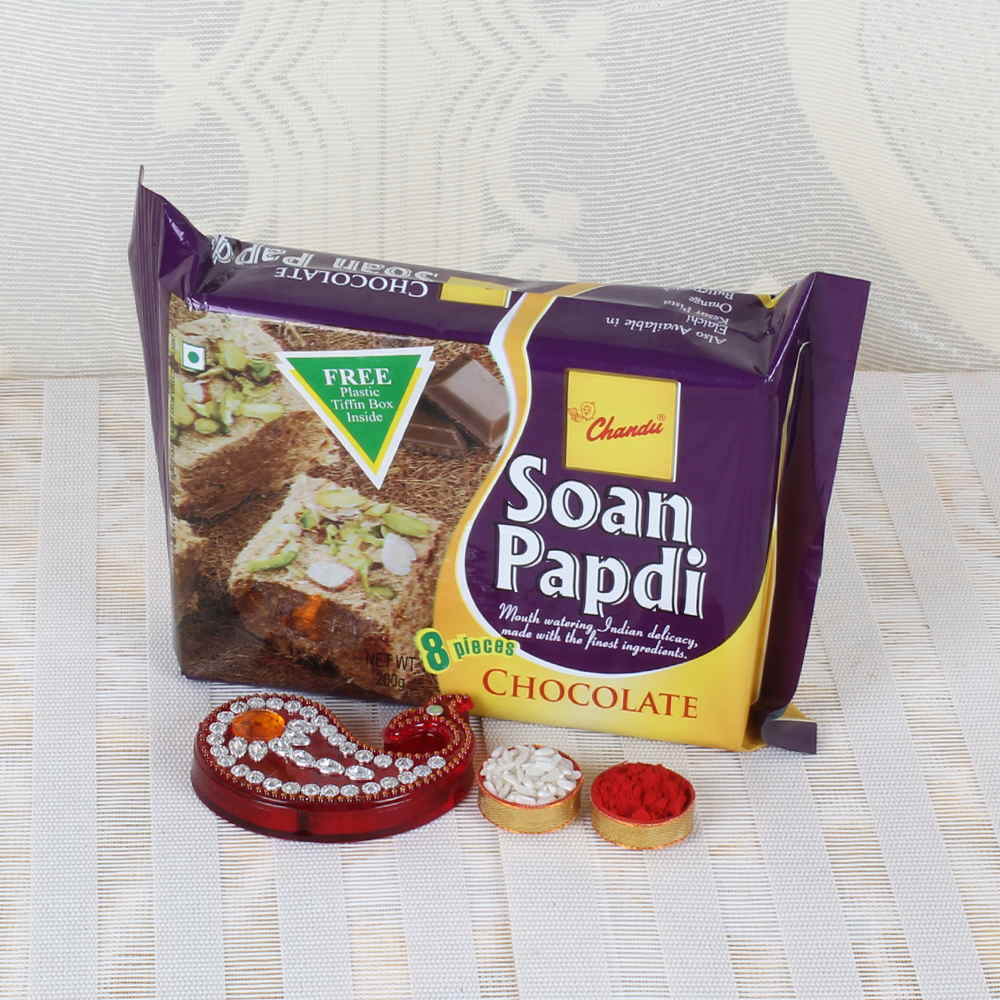 Bhai Dooj Special Pure Elaichi Soan Papdi Sweets