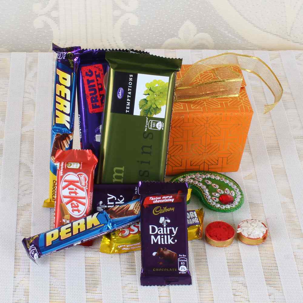 Bhai Dooj Chocolates with Tikka