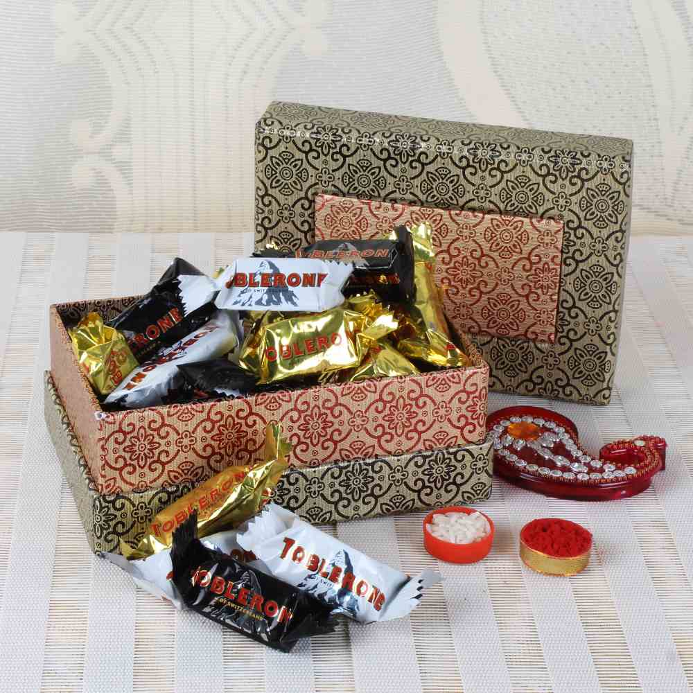 Bhai Dooj Gift of Miniature Toblerone Chocolates Box