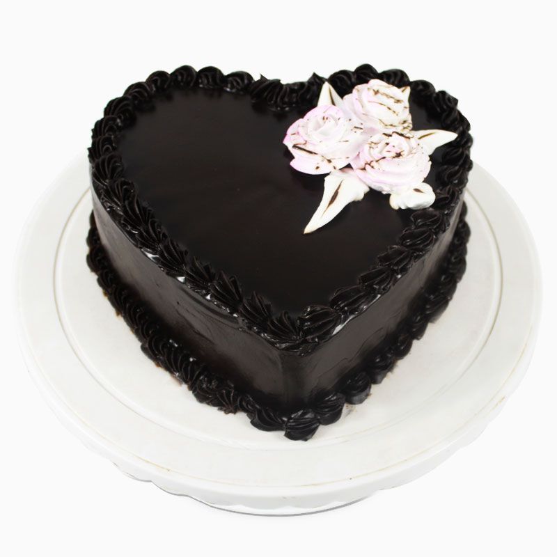 Heart shape Chocolate Cake Online
