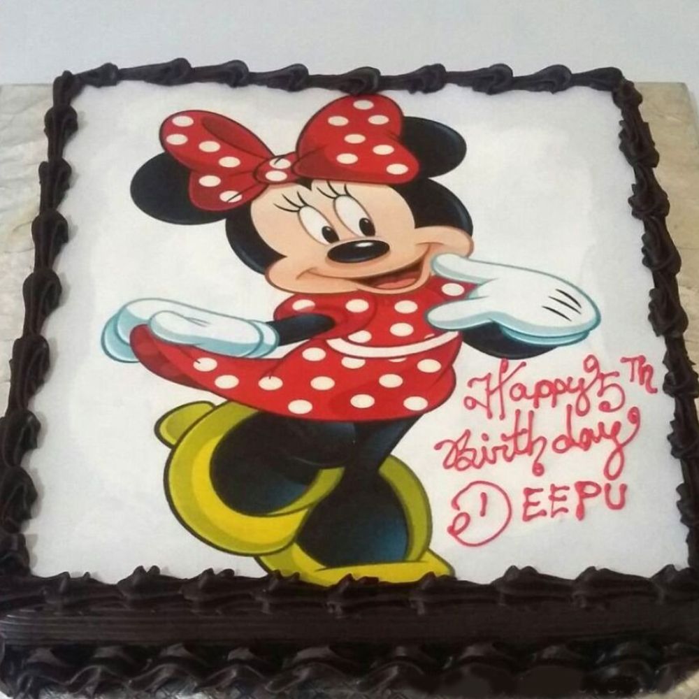 Personalized Dark Chocolate Cake