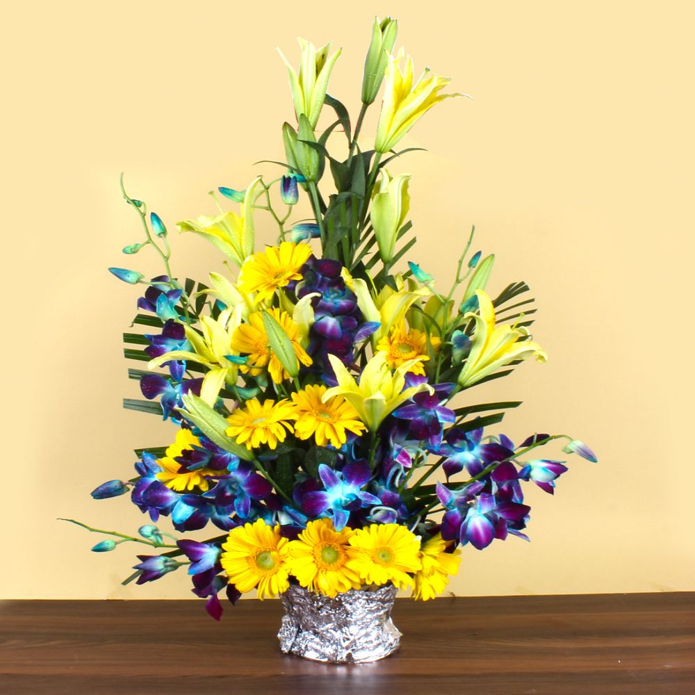 Exotic Arrangement of Mix Flowers